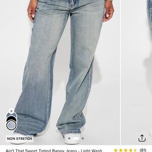 Fashion Nova Light Blue Flare Jeans